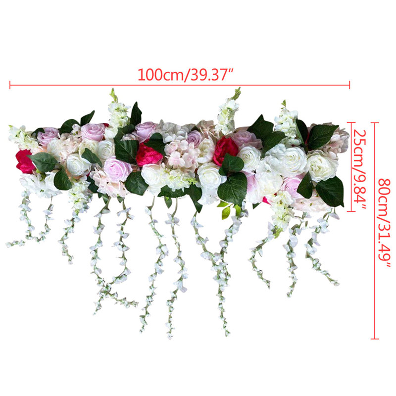 YINXIER 1M Artificial Flower Backdrop Wayfair